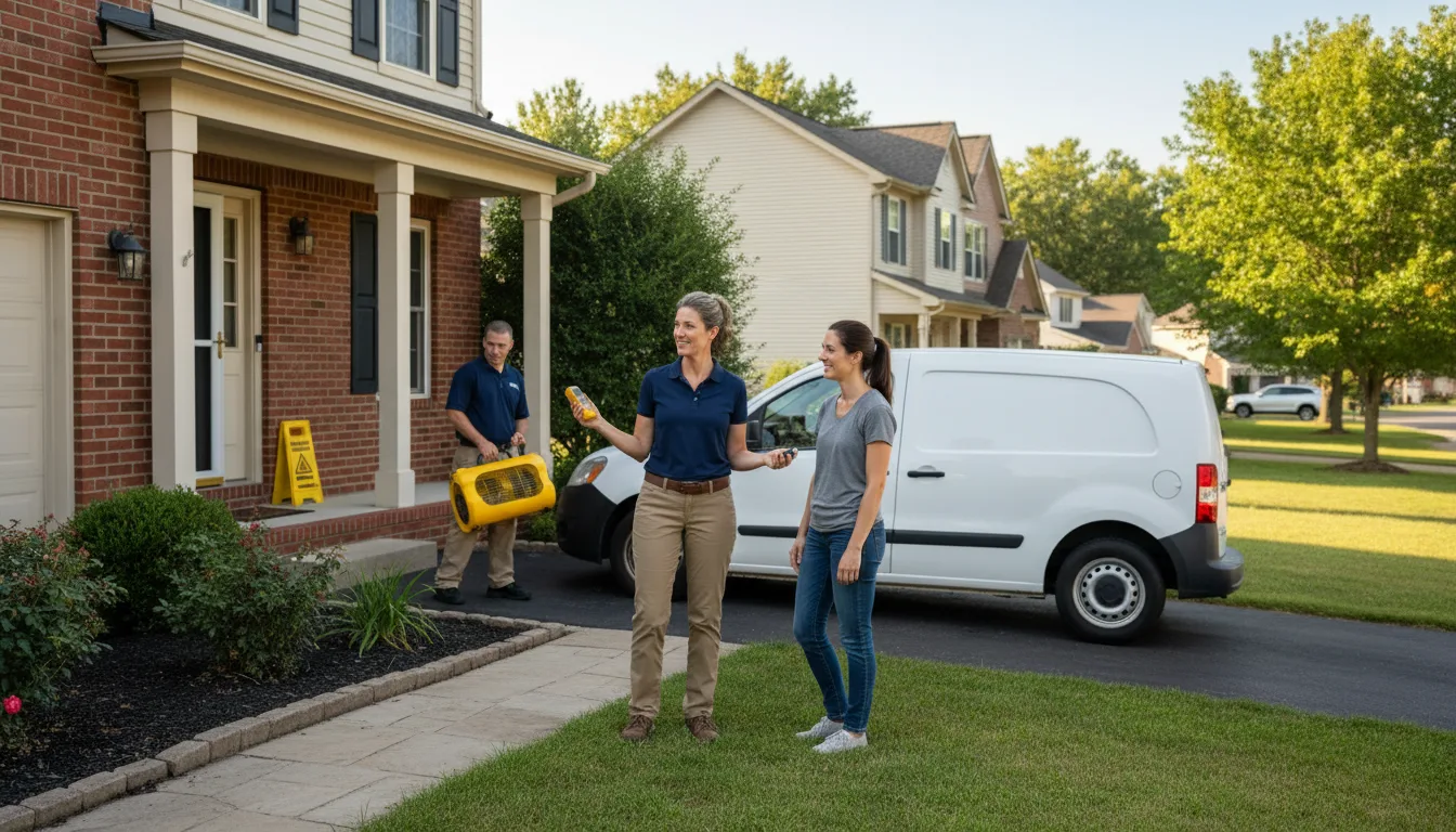 Water restoration image for Emergency Water Damage Restoration in Farmersville, OH